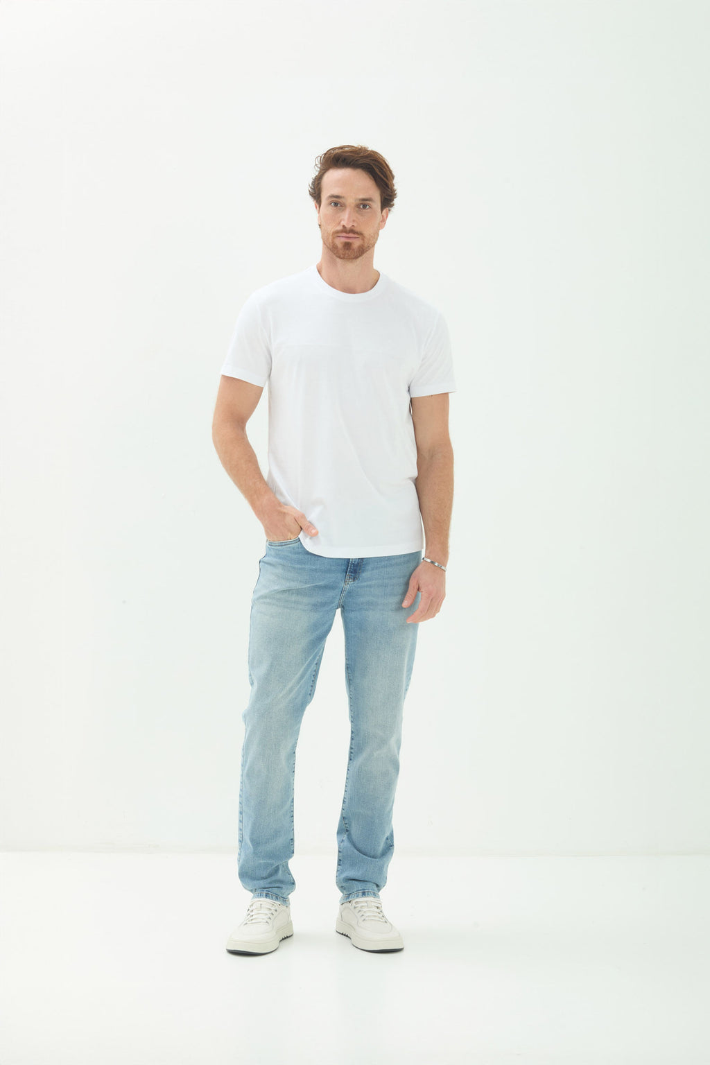 Calça Jeans Rock Essencial Masculina Acostamento Jeans Intermediario