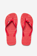 Chinelo Logo Instinto Masculino Acostamento Vermelho