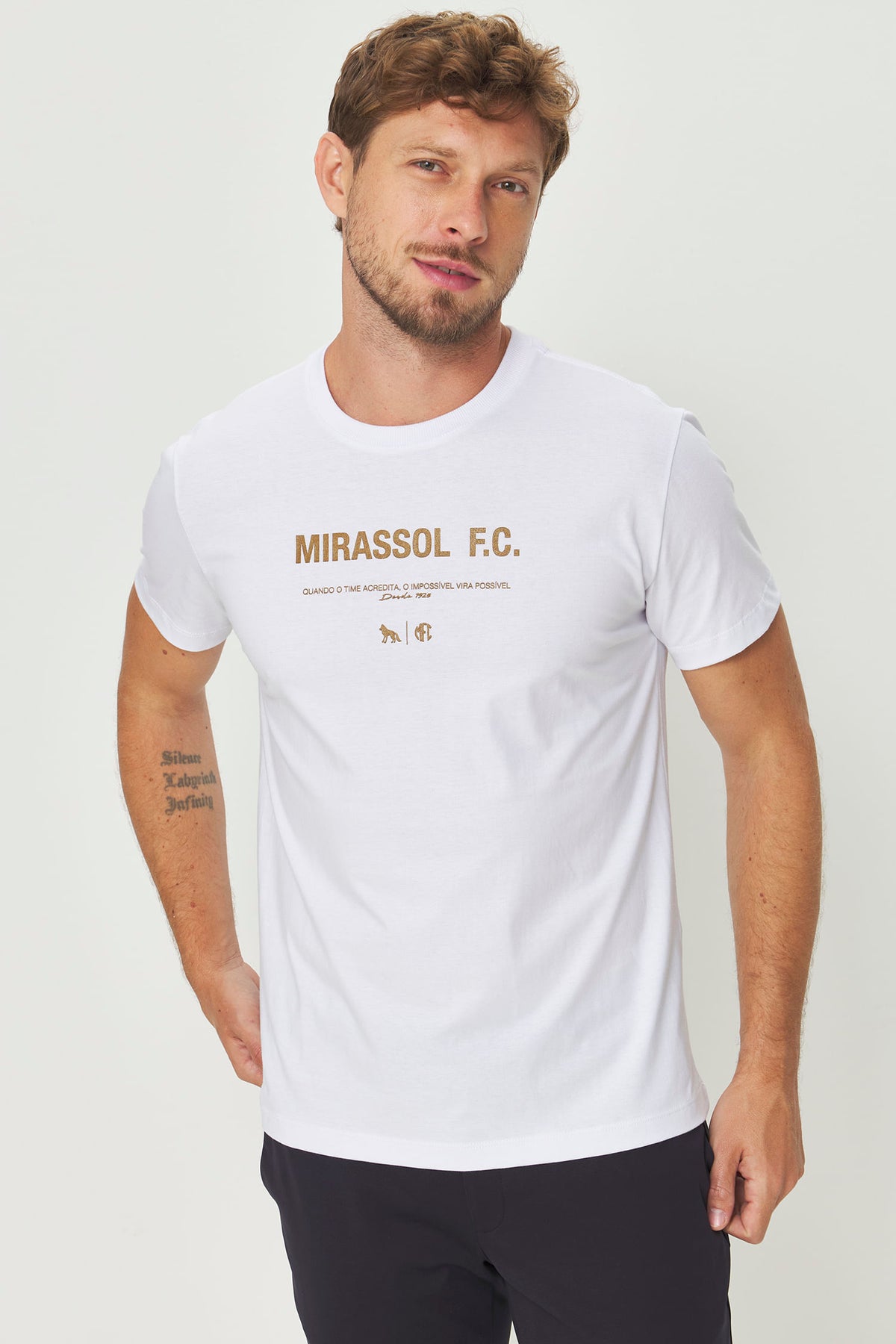 Camiseta Mirassol FC Masculina Acostamento Branco