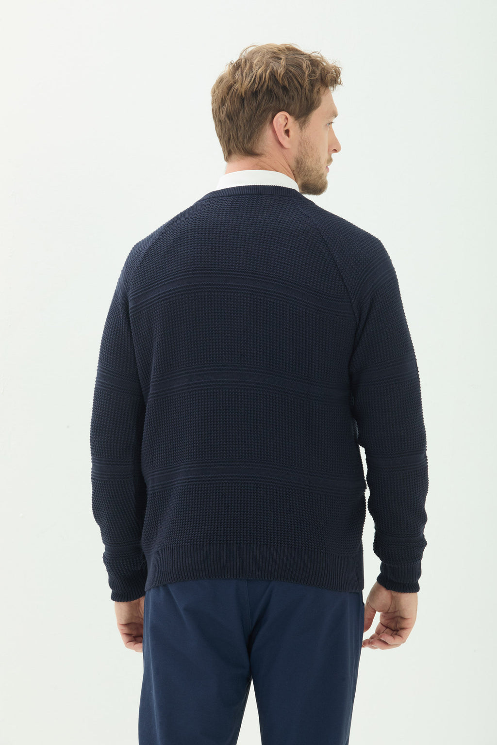 Suéter Scrivania Texturizado Masculino Acostamento Off White