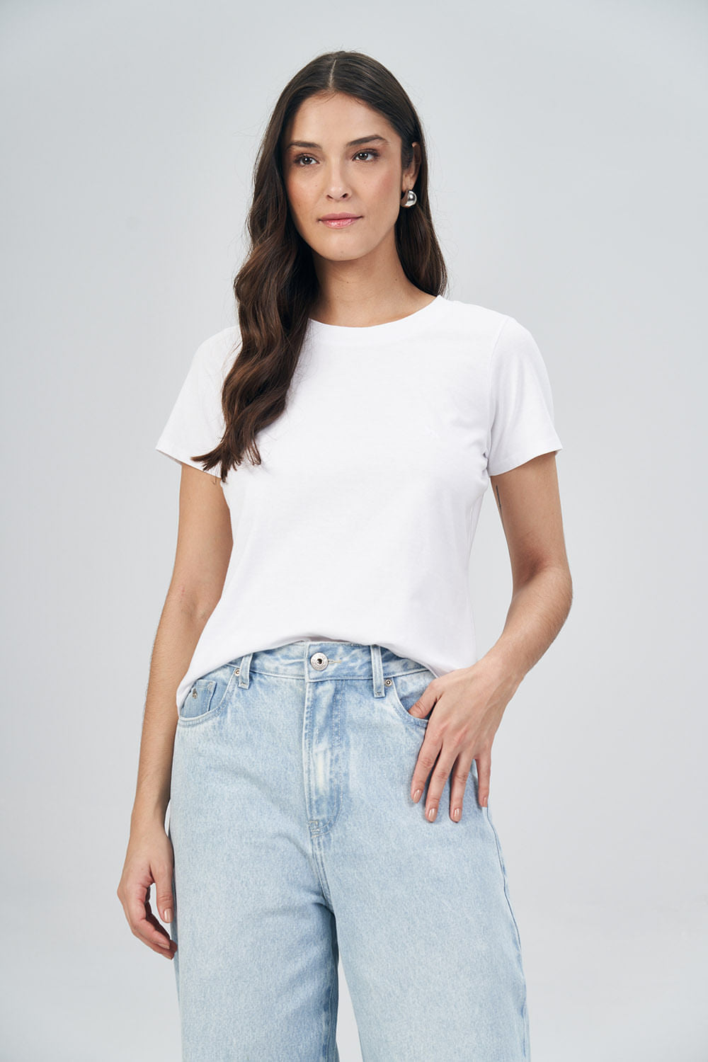 T-Shirt Wolf Fashion Feminina Acostamento Off White