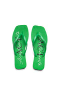 Chinelo Lettering Square ACT Feminino Green Light