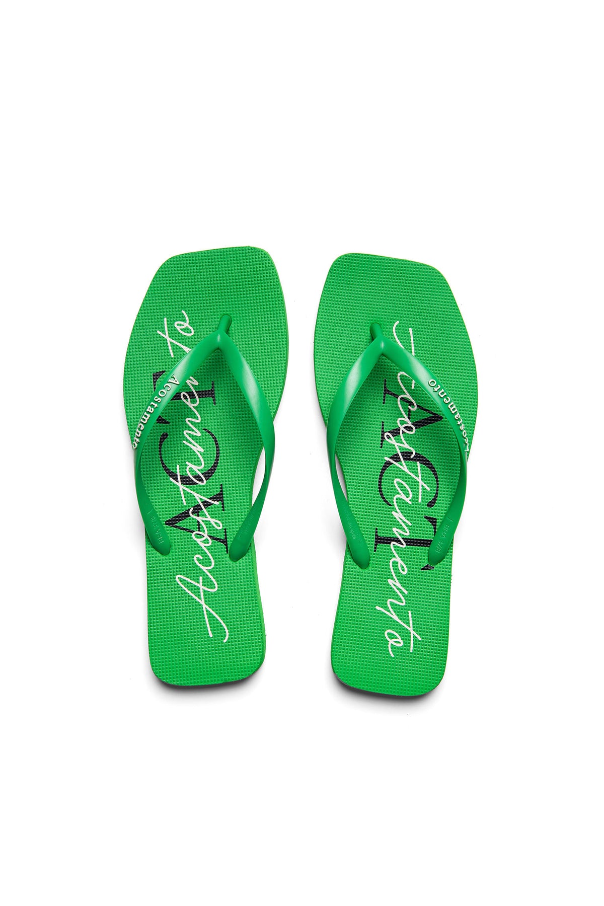Chinelo Lettering Square ACT Feminino Green Light