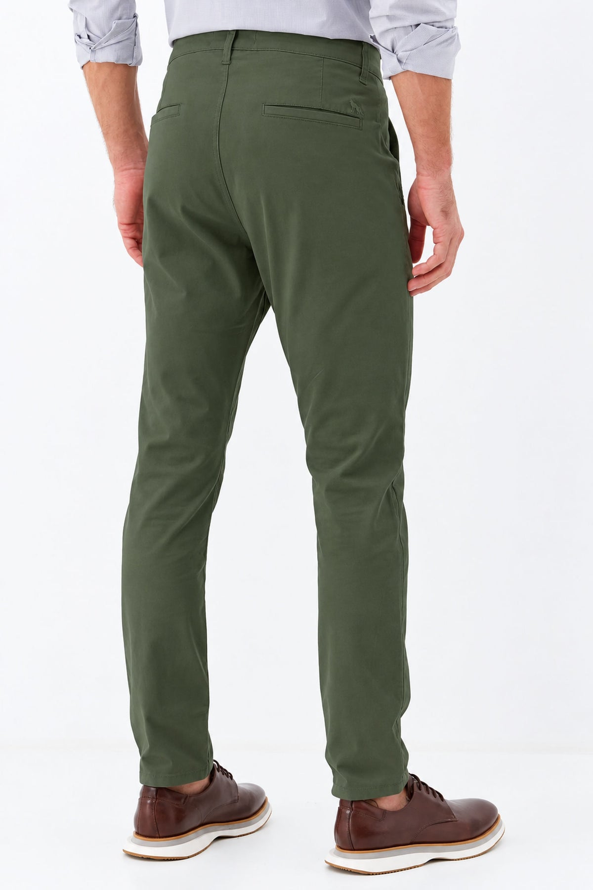 Calça Scrivania Clássica Masculina Acostamento Verde Byron
