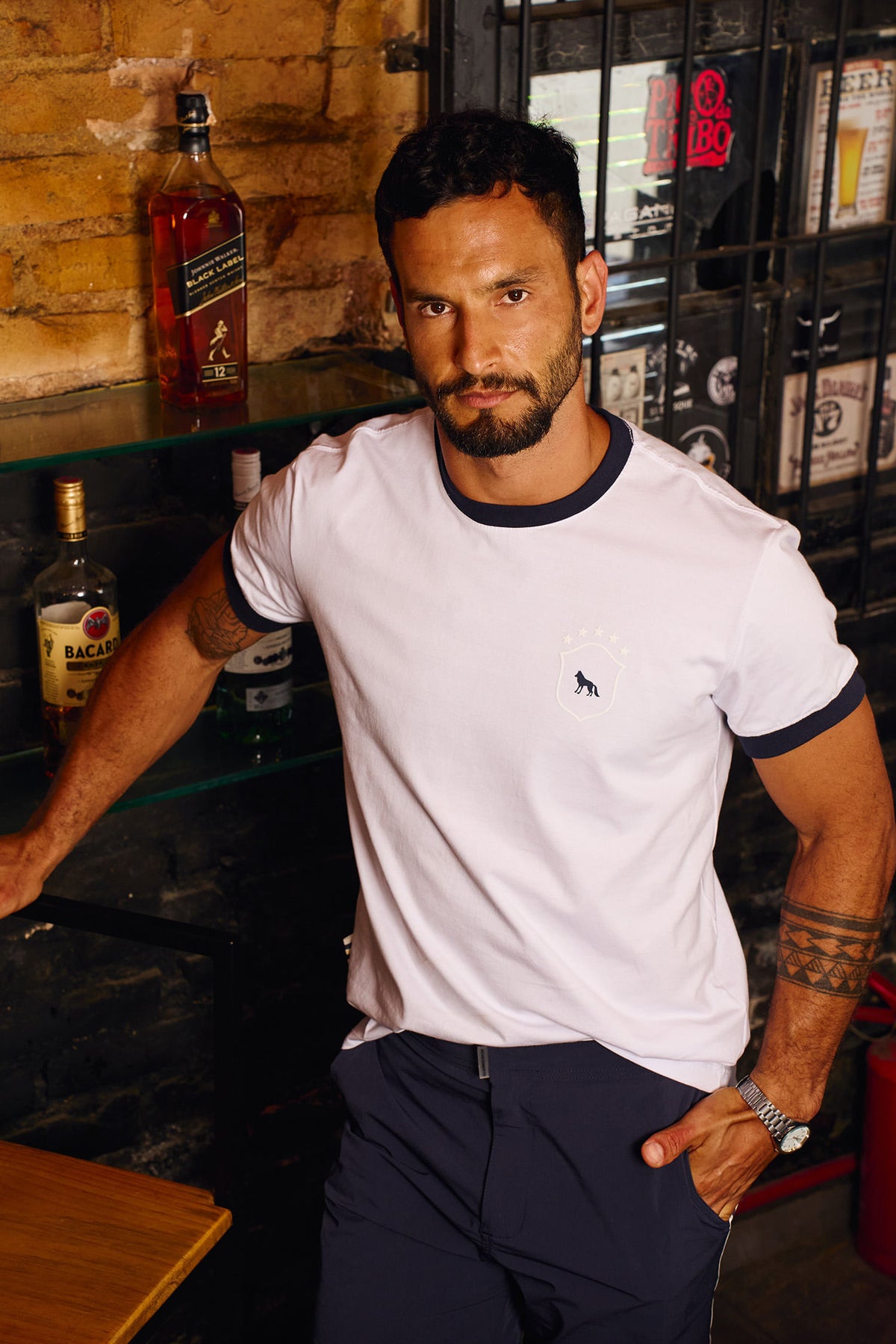 Camiseta Copa Estrela Masculina Acostamento Branco