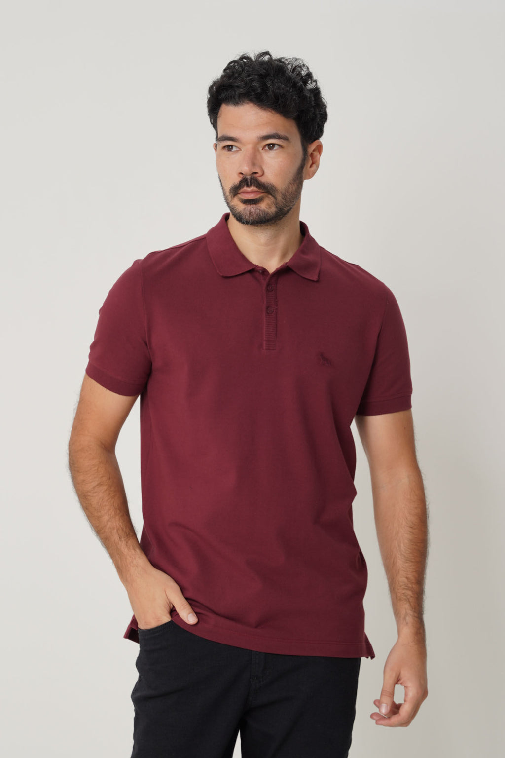Polo Bordada Icon Masculina Acostamento Barca