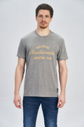 Camiseta Adventure Club Masculina Acostamento Mescla Grafite