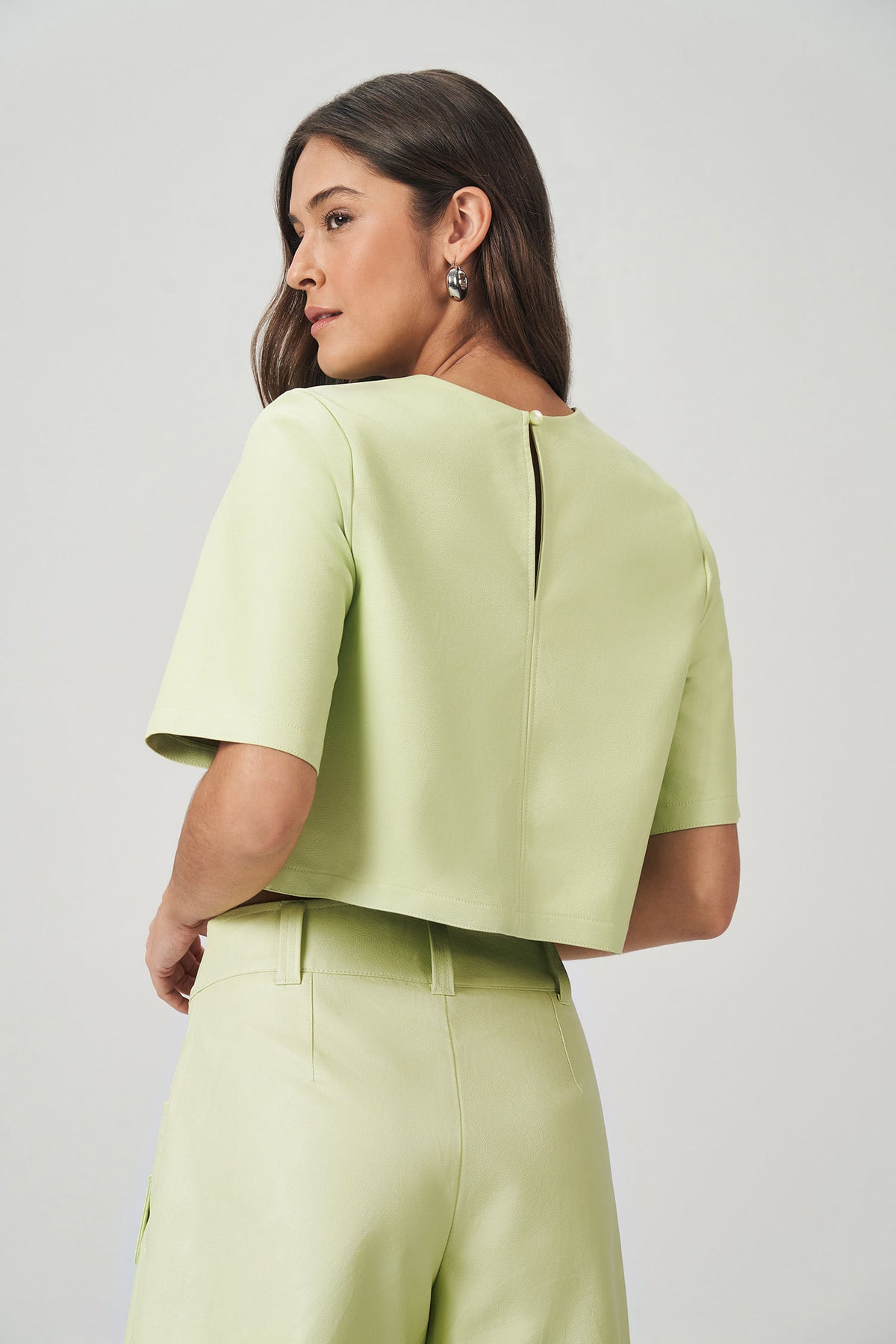 Blusa PU Box Feminina Acostamento Citrino