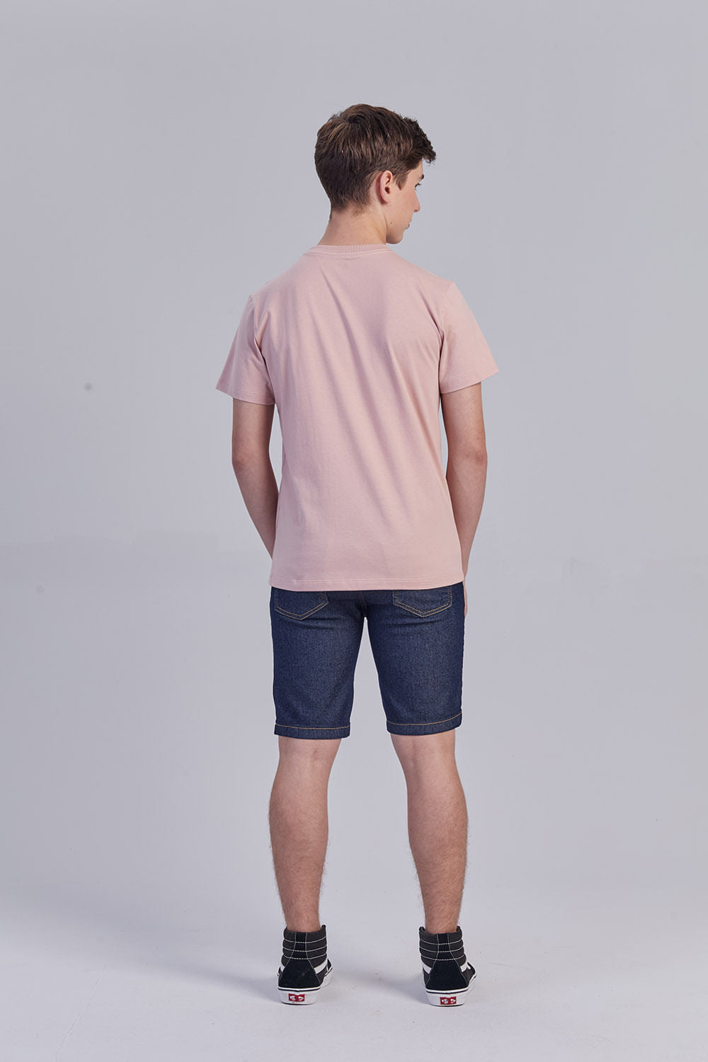 Camiseta Letters Central Menino Acostamento Next Laranja Sunset