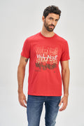 Camiseta Wildness Masculina Acostamento Vermelho Chilli