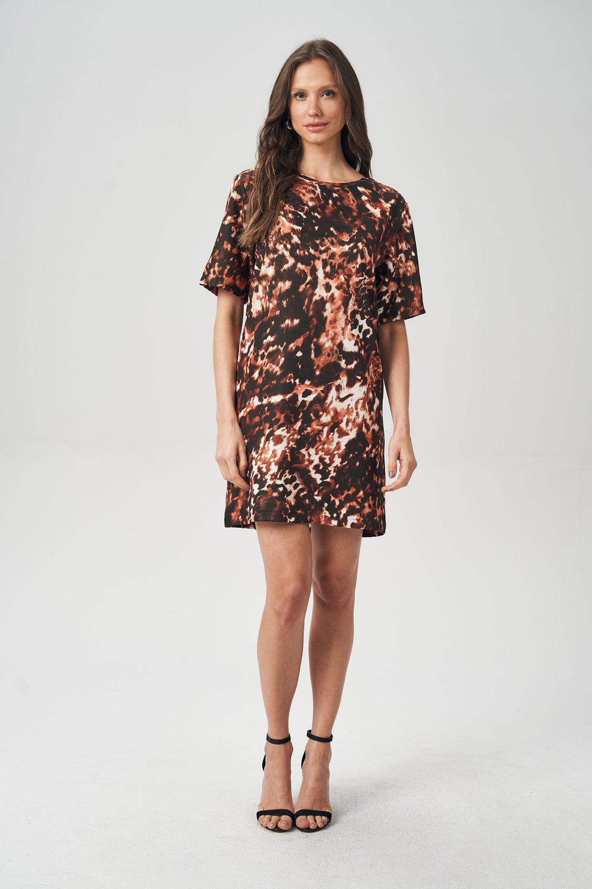 Vestido T-Dress Print Feminino Acostamento Savage Skin