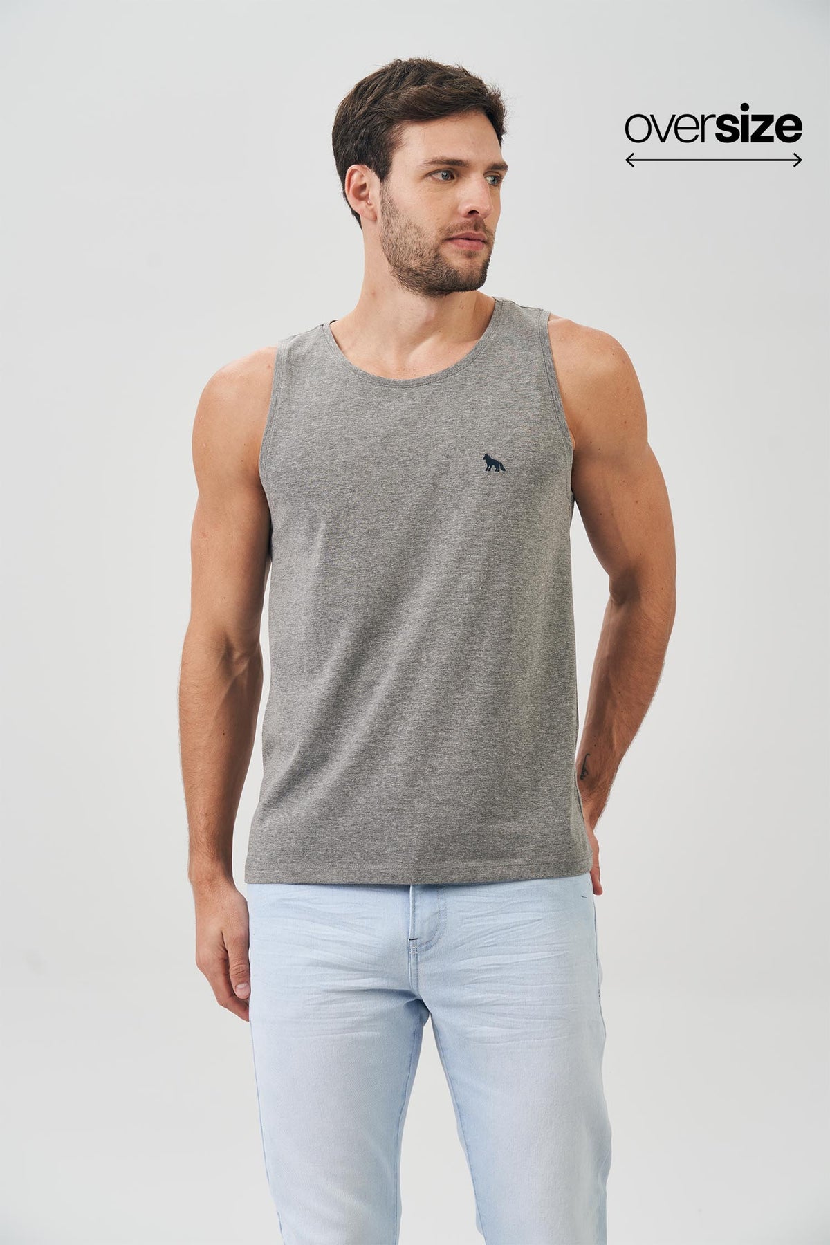 Regata Essential Masculina Oversize Acostamento Amarelo Malta