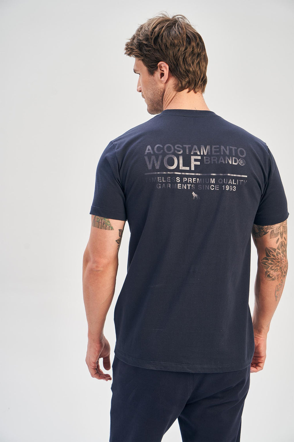 Camiseta Timeless Masculina Acostamento Azul Maresia