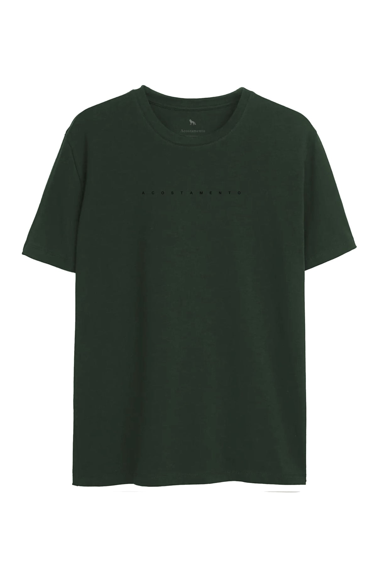 Camiseta Clássica Masculina Oversize Acostamento Verde Nativo