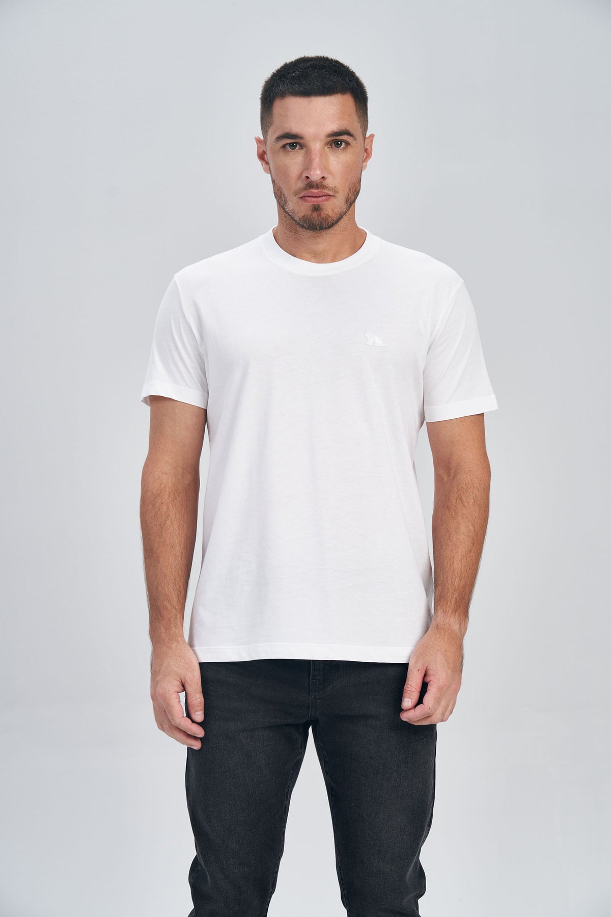 Camiseta Basic Pima Masculina Acostamento Branco