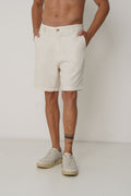 Bermuda Casual Com Linho Masculina Acostamento Linho
