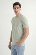 Camiseta Básica Masculino Acostamento Verde Cidreira